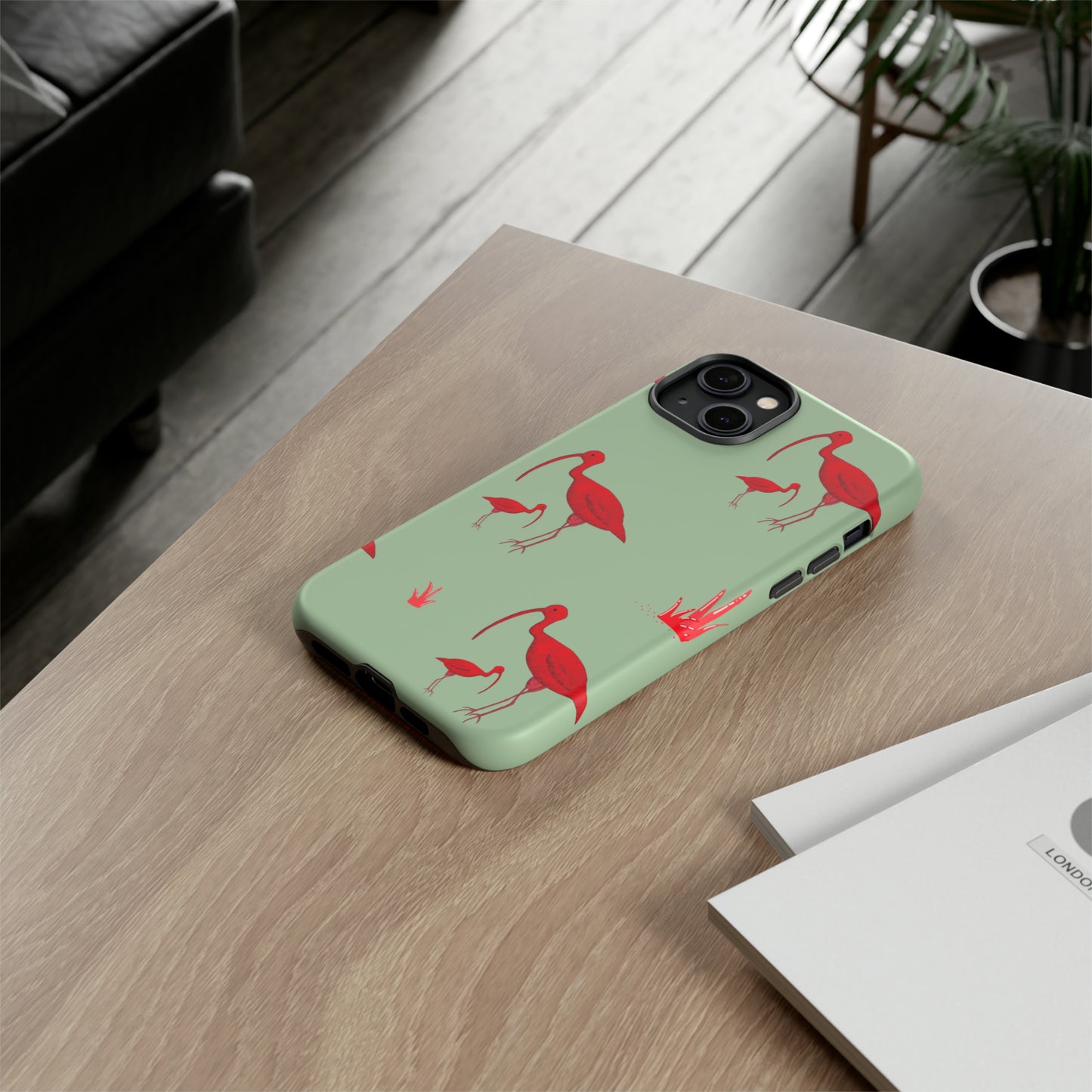 The Red Bird Phone Case