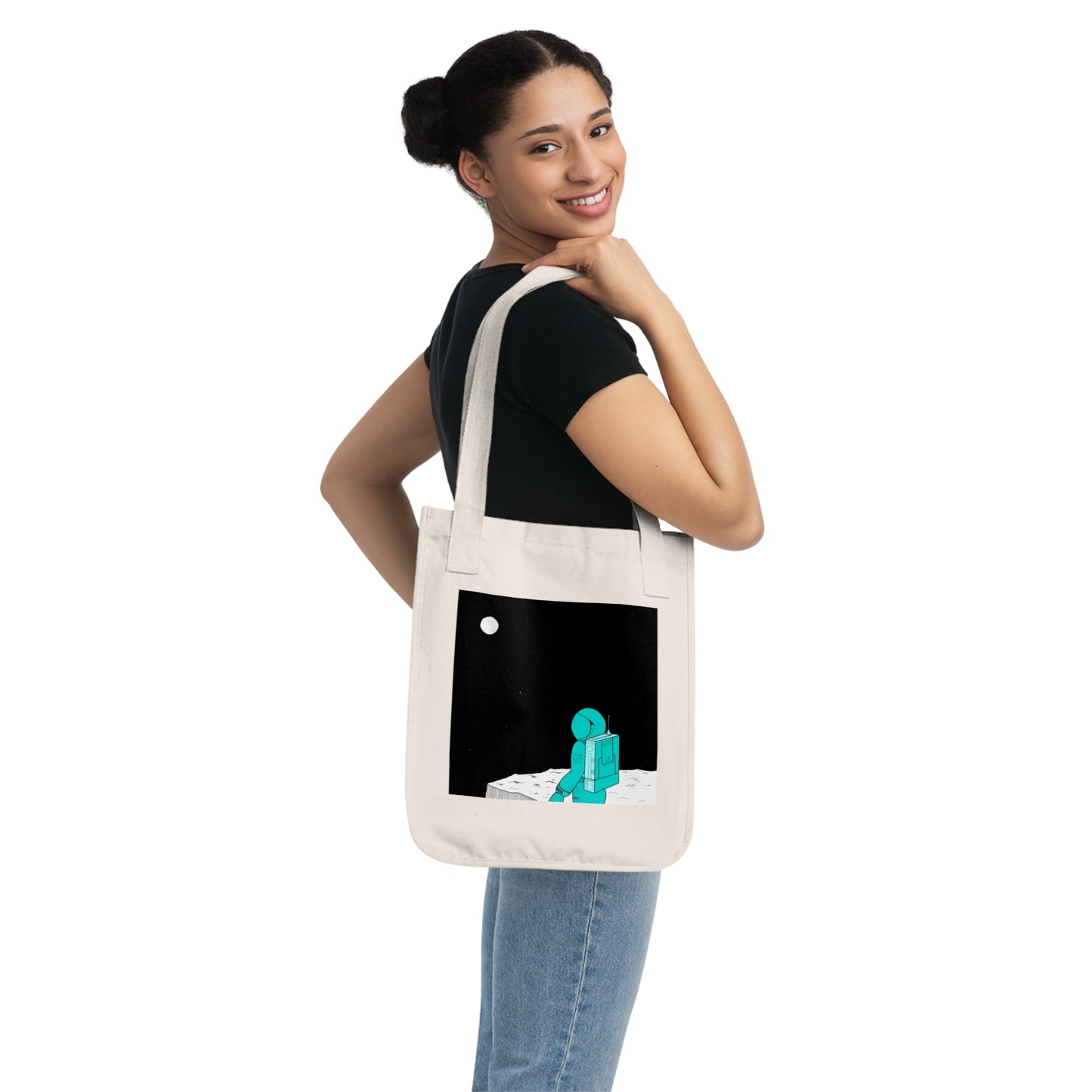 Space Creature Organic Tote Bag