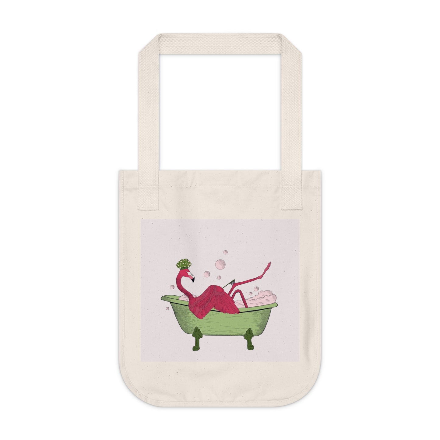 Organic Canvas Tote Bag - Self-care bath