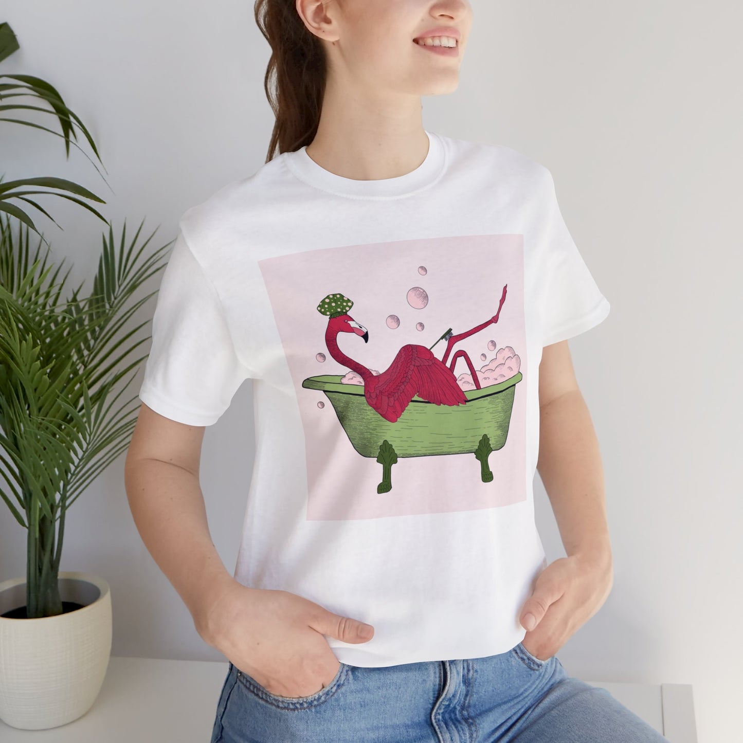 Self Care Flamingo Tee