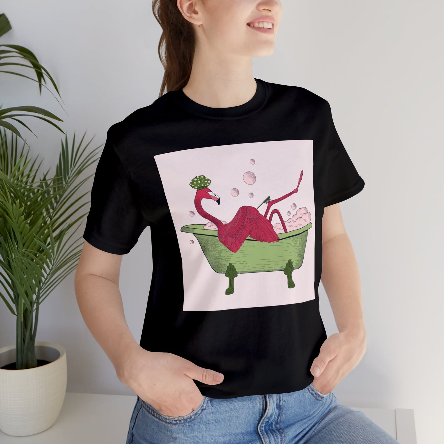 Self Care Flamingo Tee