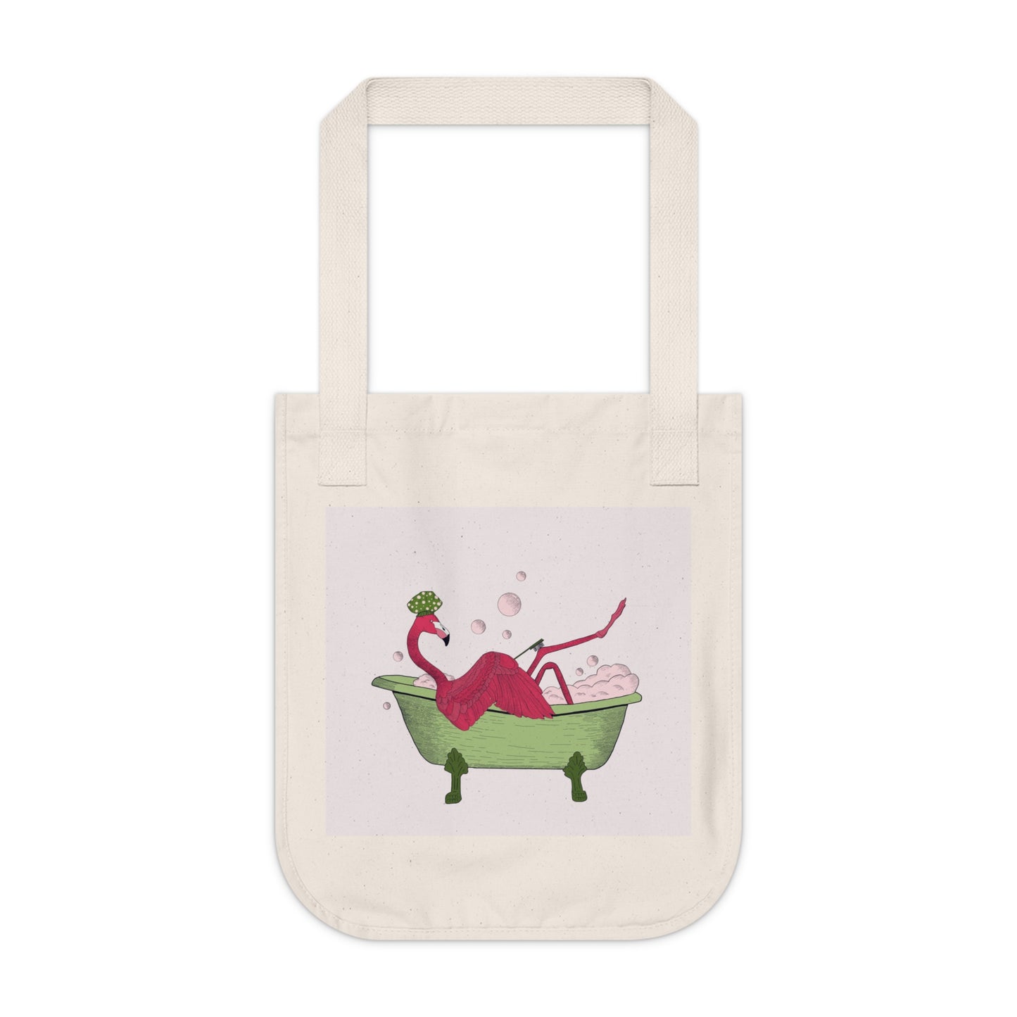 Organic Canvas Tote Bag - Self-care bath